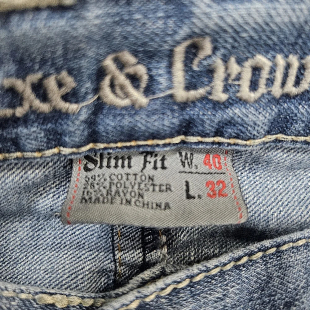 Axe and Crown 40x32 Slim Fit Jeans Medium Wash